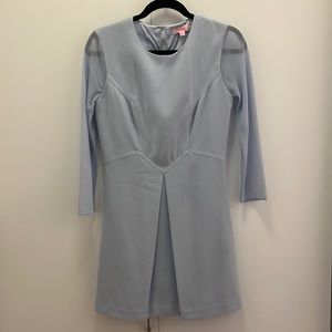 Ted Baker Baby Blue Mini Dress size 2